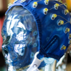 EEG Cap on robot in Centre for Advanced Research in Experimental and Applied Linguistics (ARIEAL)